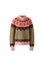 Pink Patterned Knit Jumper