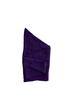 Knitted Triangle Scarf - Violet