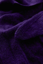 Knitted Triangle Scarf - Violet