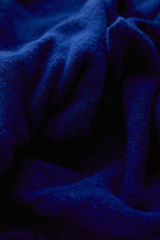 Knitted Triangle Scarf - Royal Blue