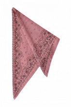 Dusty Rose Bandana Scarf