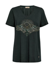 Nadine O-SS Deco Tee - Fudge