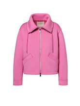 Pink Structured Zip Jacket