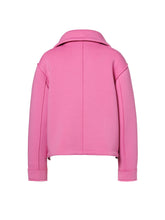 Pink Structured Zip Jacket