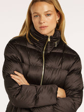 High Neck Puffer Jacket with Concealed Hood