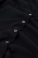 Molly V-Neck Cardigan - Black