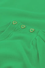 Molly Scrunch Pullover - Green Apple