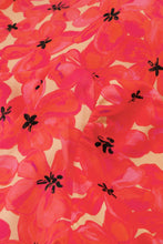 Mila Top - Red Tulip Fever