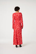 Mila Top - Red Tulip Fever