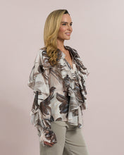 Ruffle Floral Blouse