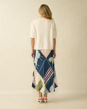 Cream Short-Sleeve Knit Jumper