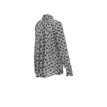 Geometric Print Shirt - Navy