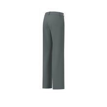 Tailored Twill Trousers with Pressed Pleats - Dark Blue