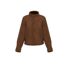 Reversible Bomber Jacket – Cognac