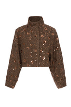 Sequin Herringbone Jacket