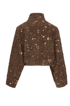 Sequin Herringbone Jacket