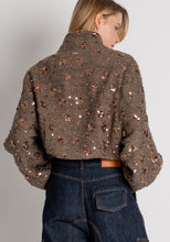Sequin Herringbone Jacket