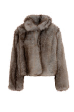 Multi-Tone Faux Fur Jacket
