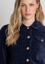 Corduroy Button Front Jacket
