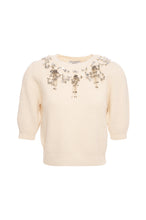 Embellished Short Sleeve Knit