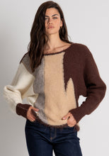 Mocha Colour Block Jumper
