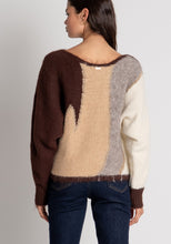 Mocha Colour Block Jumper