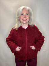 Ruby Red Teddy Jacket
