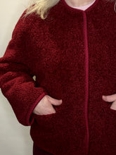 Ruby Red Teddy Jacket