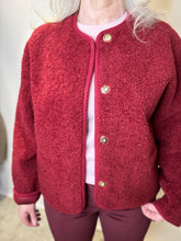 Ruby Red Teddy Jacket