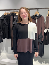 Colour Block Long Sleeve Top