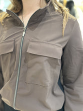 Boxy Zip Jacket - Cocoa