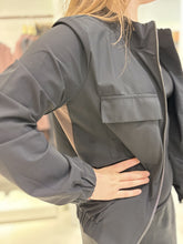 Boxy Zip Jacket - Black