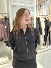 Boxy Zip Jacket - Black