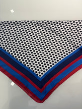 Polka Dot Neck Scarf - Navy & Red