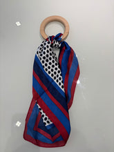 Polka Dot Neck Scarf - Navy & Red