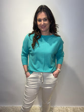 Soft Aqua Relaxed-Fit Jumper