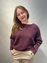 Mulberry Ribbed Knit Top