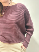 Mulberry Ribbed Knit Top