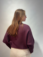 Mulberry Ribbed Knit Top