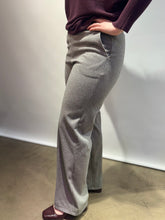 Light Gray Herringbone Trousers