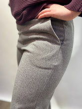Light Gray Herringbone Trousers