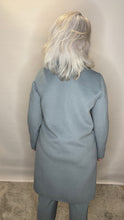 Double-Faced Short Coat - Light Blue