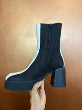 Tracy Black & White Boots