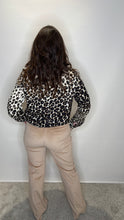 Leopard Print Satin Shirt