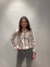 Chain Print Satin Shirt