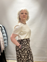 Chocolate Floral Wide Leg Trousers