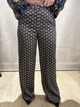 Printed Wide-Leg Trousers