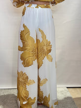 Golden Bloom Wide-Leg Trousers