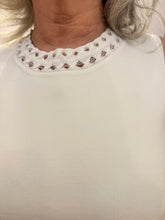 Sleeveless Knit Top with Crochet Hem
