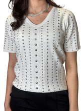 Stud Detail Knit Top